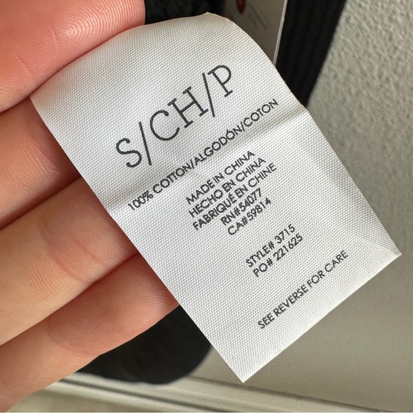 NWT CAbi Black Cotton Button Up Duster Cardigan Small - Picture 8 of 13